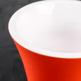 Горшок с вкладышем d=15, h=13 "Сити", цвет оранжевый  - фото 2