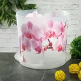 Кашпо с подставкой 2,4 л "Деко. Орхидея" 