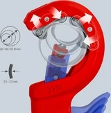 Труборез для пластиковых труб KNIPEX DPT50 90 23 02 BK  - фото 4
