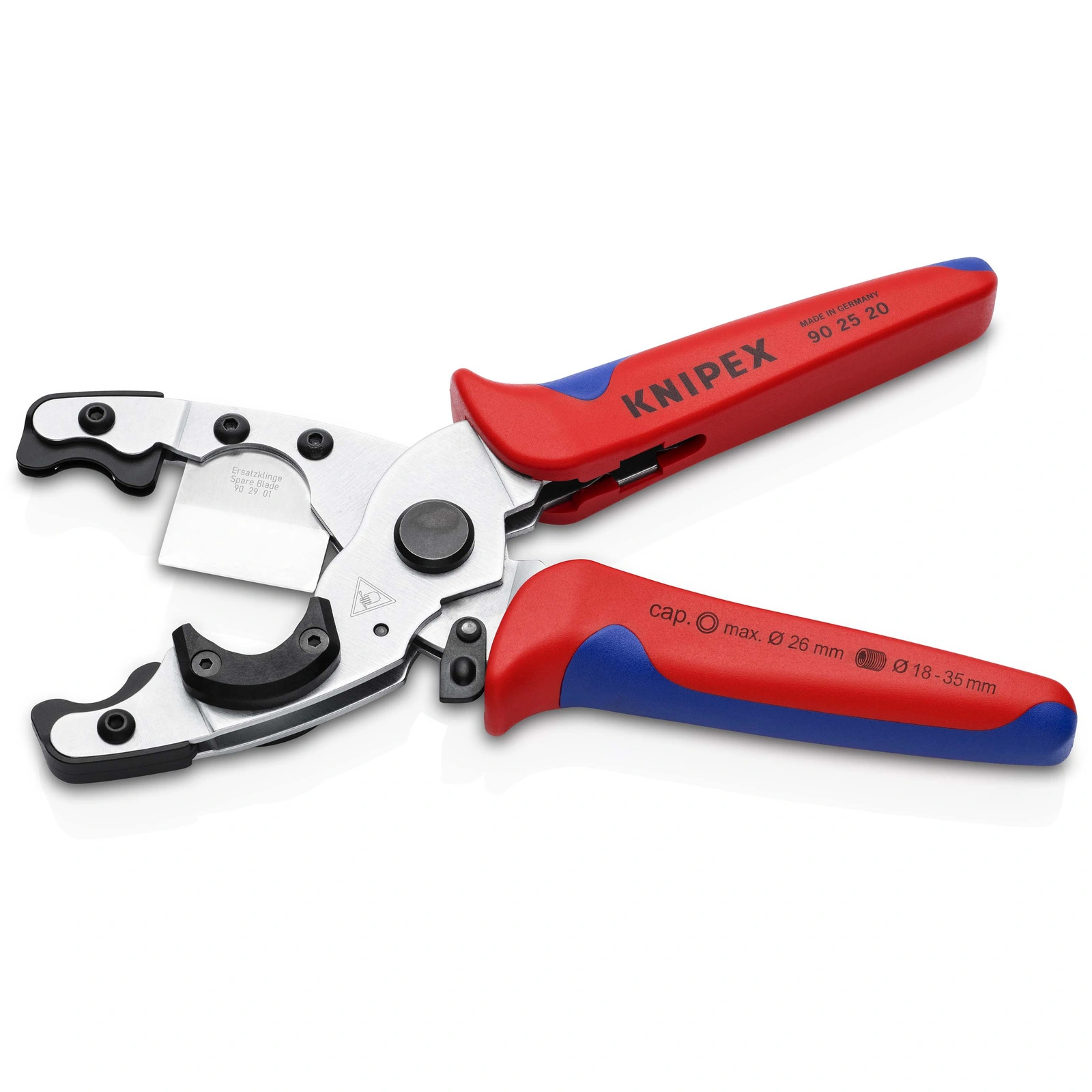 Труборез KNIPEX для комбинированных и защитных труб 210 мм 90 25 20  - фото 2