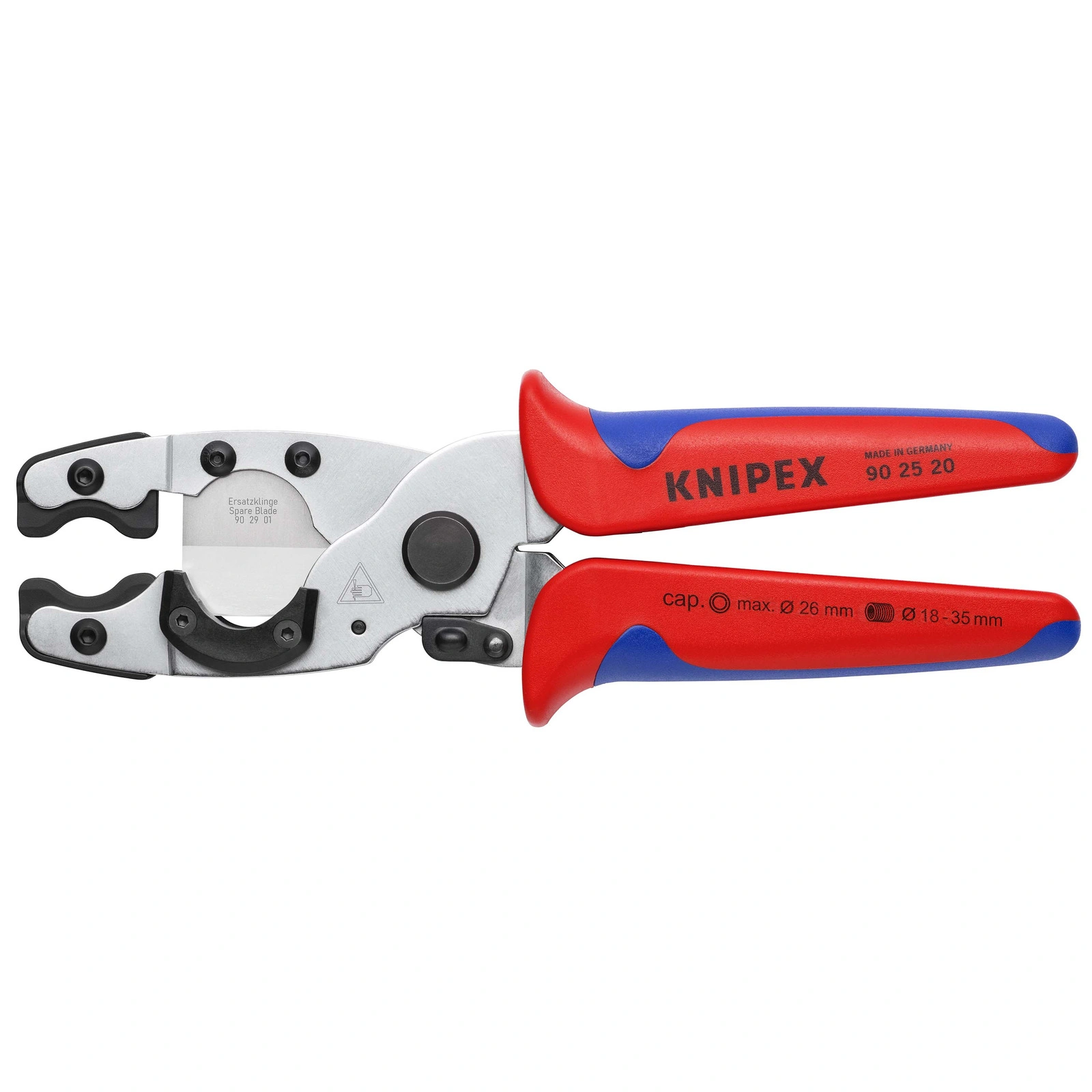 Труборез KNIPEX для комбинированных и защитных труб 210 мм 90 25 20 