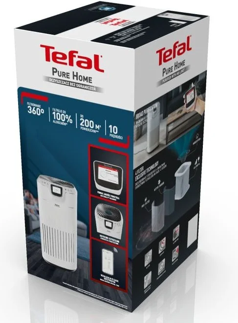 Очиститель воздуха Tefal Pure Home PT8080F0  Очиститель воздуха Tefal Pure Home PT8080F0