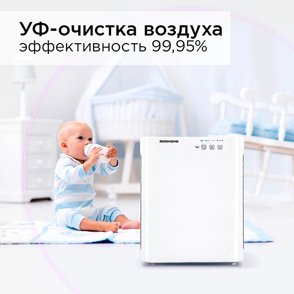 Очиститель воздуха Redmond RAC-3708 Белый RAC-3708 - фото 7