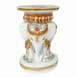 Подставка декоративная "Индийский слон ", большой, белый  - фото 2