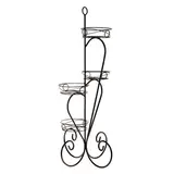 Подставка для цветов d=18 см "Крокус-4", цвет медный антик 