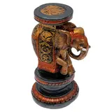 Подставка декоративная "Индийский слон", высокий, цветной, микс  - фото 6