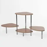 Полка для цветов "Лотос", цвет бук тёмный 