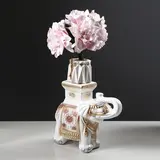 Подставка декоративная "Индийский слон", белый  - фото 4