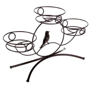 Подставка для цветов "Камелия 3" цвет медный антик