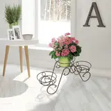 Подставка для цветов d=15,5 см "Фиалка-3", цвет медный антик 