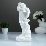 Фигура "Ангел Амур" белый 15х15х37 см 