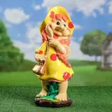 Садовая фигура "Гномиха с сумочкой", 47 см, микс  - фото 2