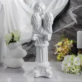 Сувенир "Задумчивый ангел на колонне" белый, 52 см  - фото 3