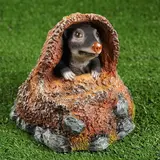 Садовая фигура "Барсук из норки" 20*20*14 см  - фото 3