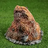 Садовая фигура "Барсук из норки" 20*20*14 см  - фото 2