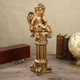 Статуэтка "Ангел на колонне" бронза  - фото 2