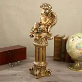Статуэтка "Ангел на колонне" бронза  - фото 4