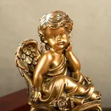 Статуэтка "Ангел на колонне" бронза  - фото 3