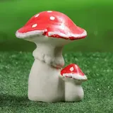 Садовая фигура "Большой и маленький мухомор"  - фото 2
