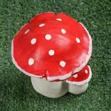Садовая фигура "Большой и маленький мухомор" 