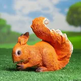Садовая фигура "Белка грызет желудь" 12*25*25 см  - фото 2
