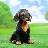 Садовая фигура "Щенок Ротвейлера",  высота 28 см 