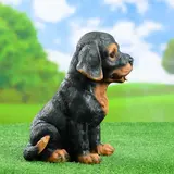 Садовая фигура "Щенок Ротвейлера",  высота 28 см  - фото 2