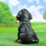 Садовая фигура "Щенок Ротвейлера",  высота 28 см  - фото 3