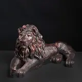 Фигура "Лев большой лежачий" левый 60*25*33 см  бронза 