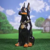 Садовая фигура "Доберман" 54 см 