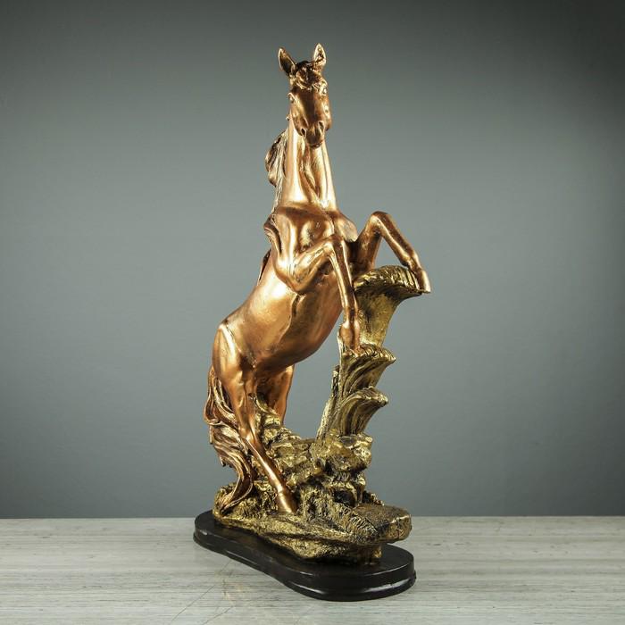 Сувенир "Конь на дыбах", бронза 