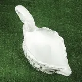 Садовая фигура под кашпо "Лебедь большой", белый, 50 см  - фото 3