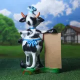 Садовая фигура "Корова Повар"  - фото 2