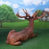 Садовая фигура "Олень лежащий", средний  - фото 3