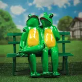 Садовая фигура "Лягушки влюблённые", большие 