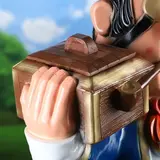 Садовая фигура "Пират с сундуком", с фонарём  - фото 10