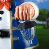 Садовая фигура "Пират с сундуком", с фонарём  - фото 4