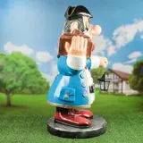 Садовая фигура "Пират с сундуком", с фонарём  - фото 5