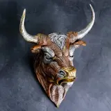 Подвесной декор "Голова быка"  - фото 2