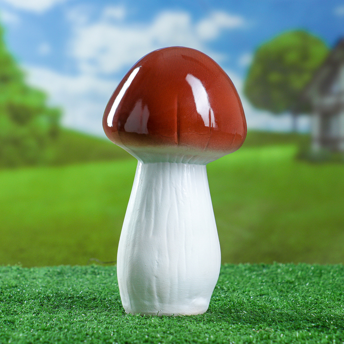 Садовая фигура "Белый гриб" 22 см 