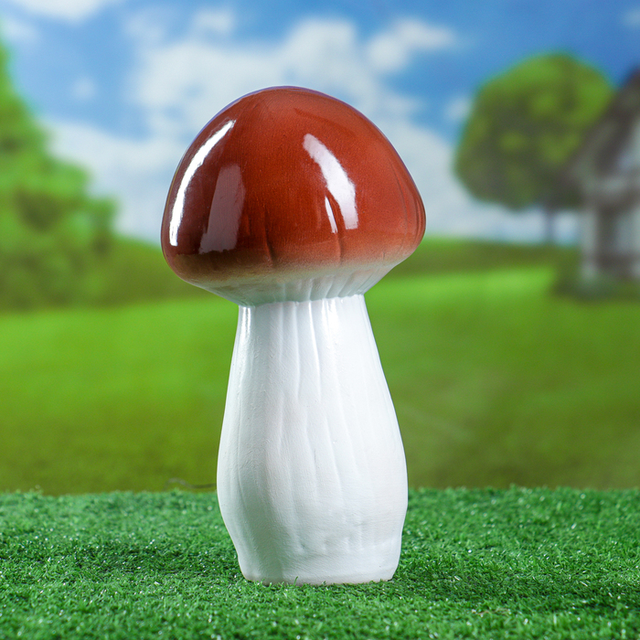 Садовая фигура "Белый гриб" 22 см 