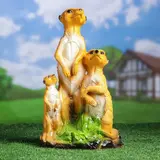 Садовая фигура "Суррикаты" 40х22см 