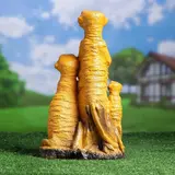 Садовая фигура "Суррикаты" 40х22см  - фото 2