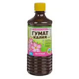 Удобрение органическое "БиоМастер" Гумат Калия Цветочное, концентрат, 0,5 л 
