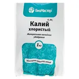 Удобрение минеральное БиоМастер Хлористый калий, гум., 1 кг 
