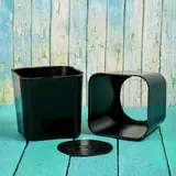 Горшок для рассады, 300 мл, 7.5 × 7.5 × 7 см 