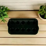 Лоток для выращивания зелёного лука, 29 × 16 × 8,5 см, тёмно-зелёный  - фото 3