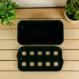 Лоток для выращивания зелёного лука, 29 × 16 × 8,5 см, тёмно-зелёный  - фото 4