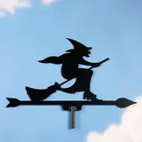 Флюгер "Баба Яга",  50х42см  - фото 2