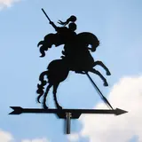 Флюгер "Рыцарь с копьем" большой 50х60см  - фото 2